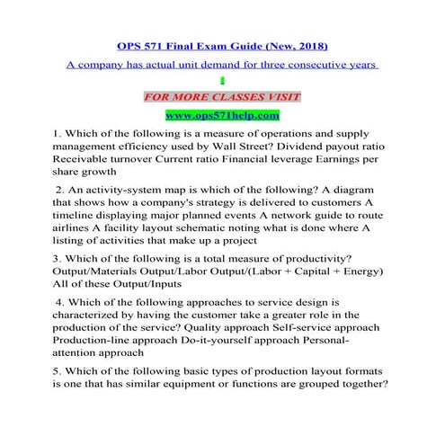 A company has actual unit demand for three consecutive years