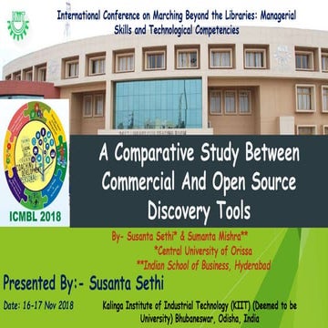 A comparative study between commercial and open source discovery tools ...