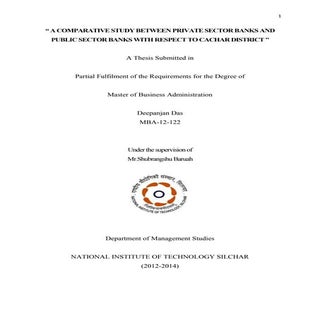 A COMPARATIVE STUDY BETWEEN PRIVATE...