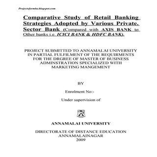 A comparative study of retail banki...