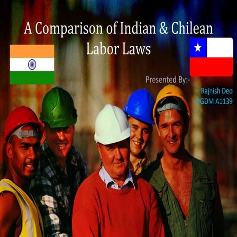 A comparison of indian & chilean labor laws