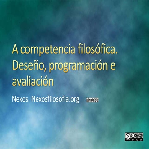 A competencia filosófica