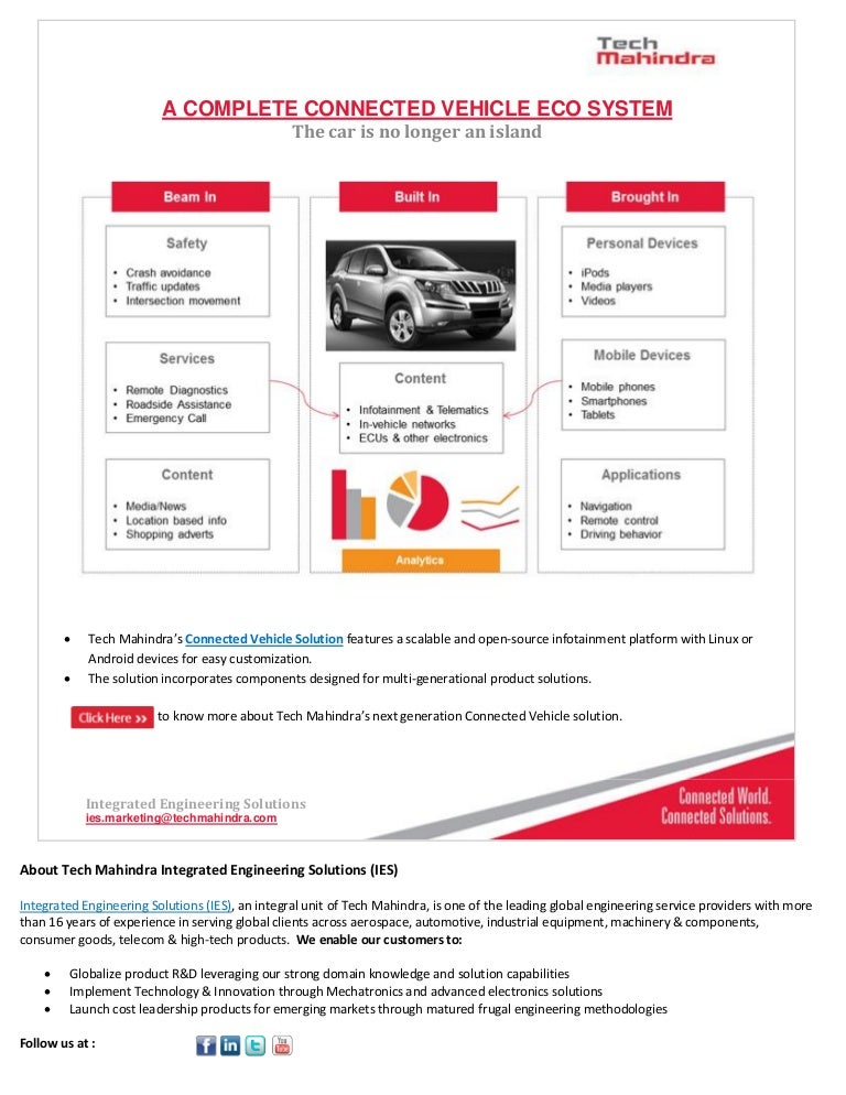 A Complete Connected Vehicle Eco System