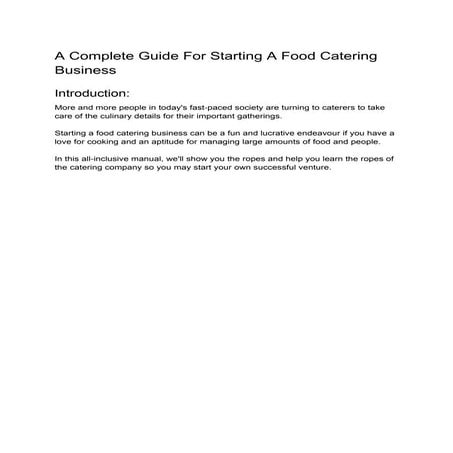 A Complete Guide For Starting A Food Catering Business.pdf
