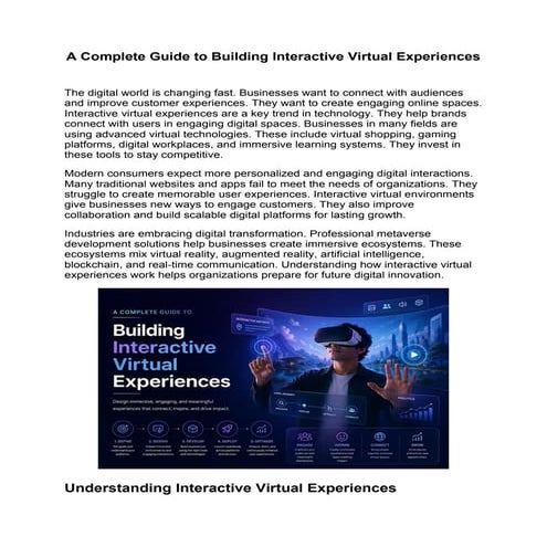 A Complete Guide to Building Interactive Virtual Experiences.docx