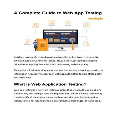 A Complete Guide to Web App Testing.pdf file | PDF