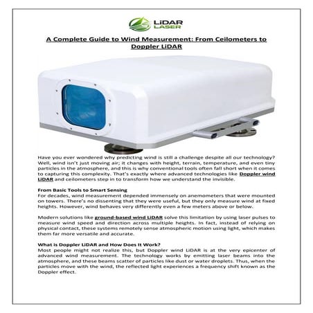 A Complete Guide to Wind Measurement From Ceilometers to Doppler LiDAR.pdf
