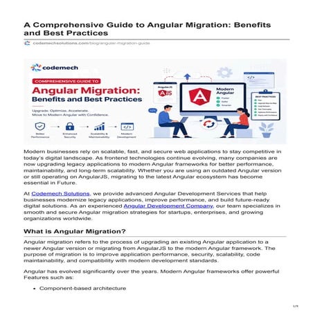 Angular migration | PPTX