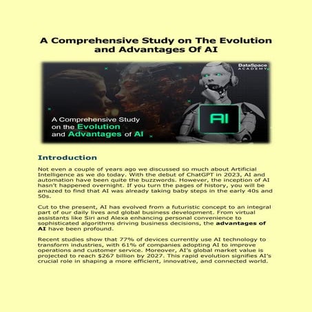 A Comprehensive Study On The Evolution And Advantages Of AI.pdf