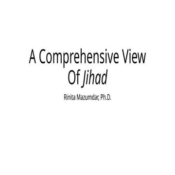 A Comprehensive View Of Jihad.pptxxxxxxxx