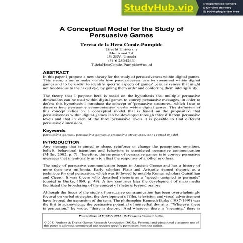 Procedural Rhetoric | PDF