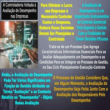 A Controladoria Voltada a Avaliação de Desempenho nas Empresas.pptx