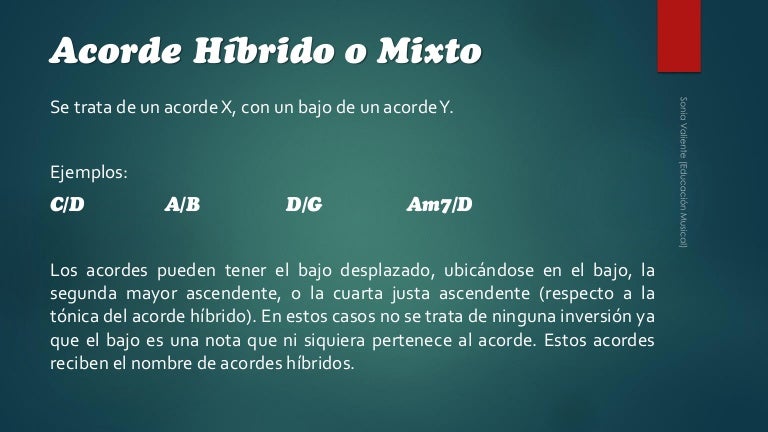 Acordes hibridos