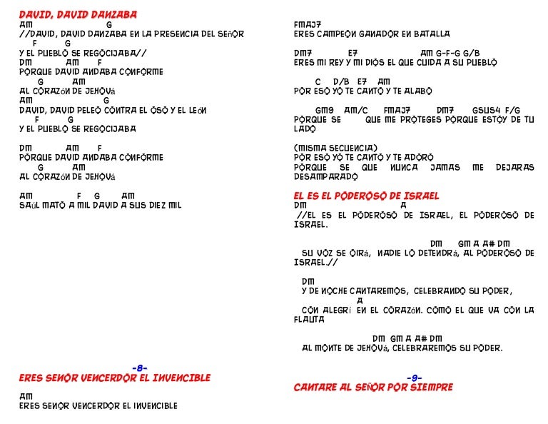 Acordes canciones