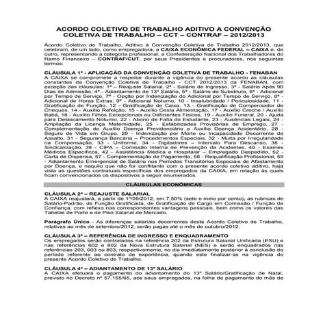 Acordo coletivo de trabalho bancários abc 20122013