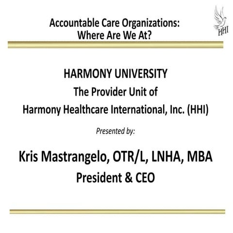 ACOS: Where Are We At?