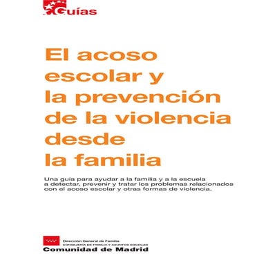 El acoso escolar y la prevención de la violencia
