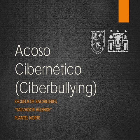 Acoso Cibernético(Ciberbullying)
