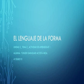 Acosta yunuen el_lenguaje y la forma