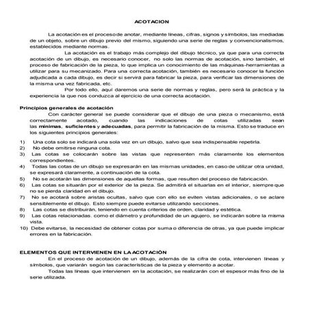Acotacion