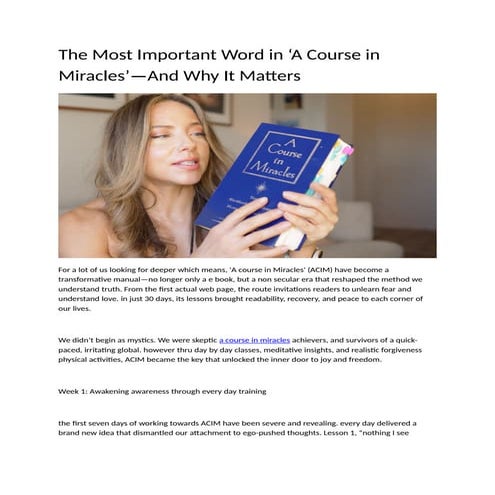 a course in miracles.docxa course in miracles | DOCX