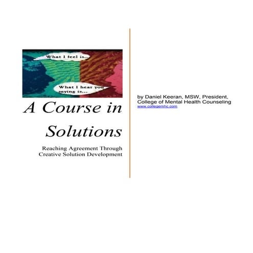 A Course in Solutions