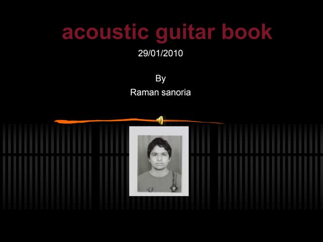 Acoustic guitar book