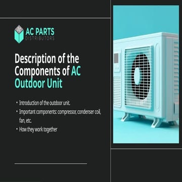 High-Quality AC Outdoor Unit Parts for Efficient Cooling | PPTX