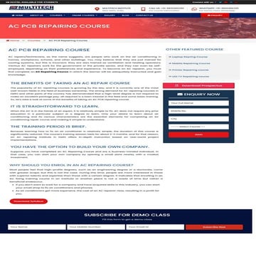 AC PCB Repairing Course | AC PCB Repairing Institute in Delhi | PDF