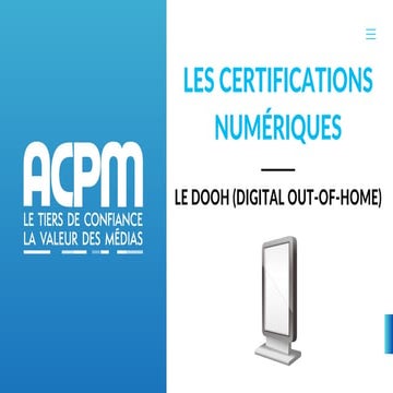 ACPM_Plaquette DOOH 2026 - Février 2026 ACPM | PDF