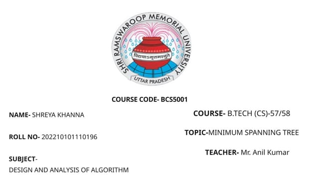 _A C program for Prim's Minimum Spanning Tree (MST) algorithm. The program is...