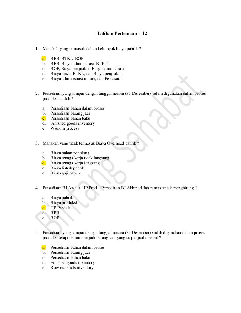 Akuntansi Dasar Dan Praktik Pra Uas Akuntansi Dasar Dan Praktik Pra Uas
