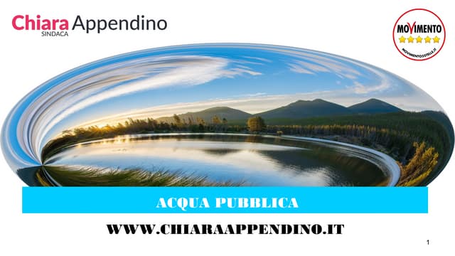La Torino di domani: acqua pubblica