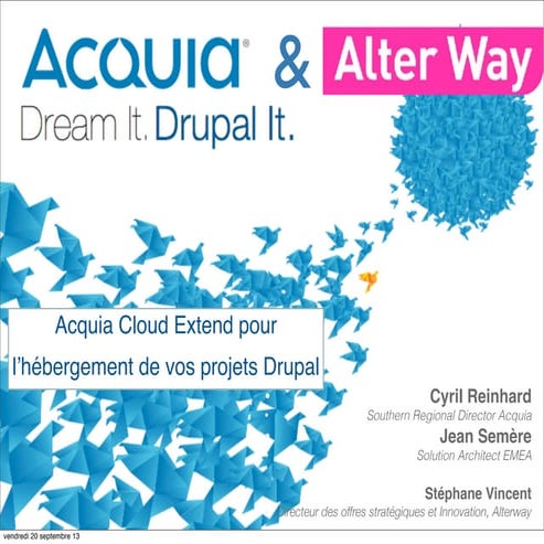 Acquia Cloud Extend - Votre Hébergement Drupal Acquia + Alterway