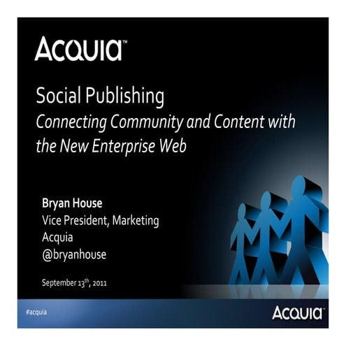 Social Publishing: Connecting Community and Content with the New Enterprise Web