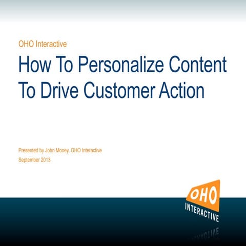 How to Personalize Content to Drive Customer Action