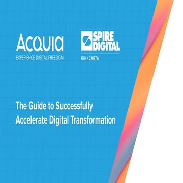 Guide To Successfully Accelerate Digital Transformation