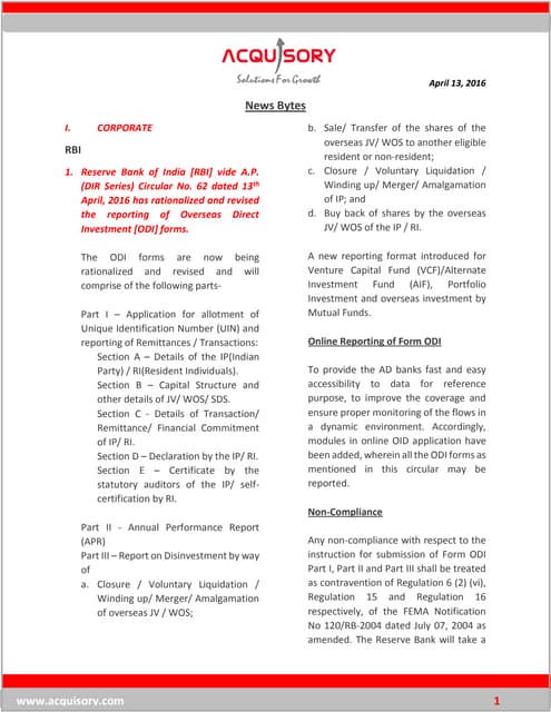RBI Circular on LRS (Liberalized Remittance Scheme) | PDF