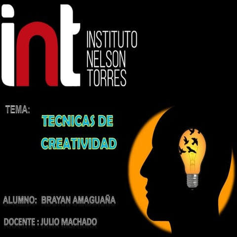 técnicas de creatividad