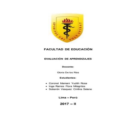 Acróstico de evaluación 