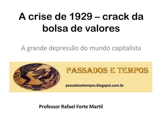 A crise de 1929