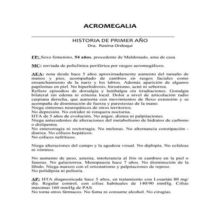 Acromegalia hist1