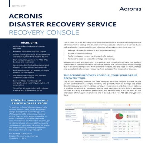 Acronis Meet and Learn | PDF