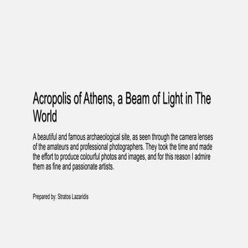 Acropolis of of Athens, Greece