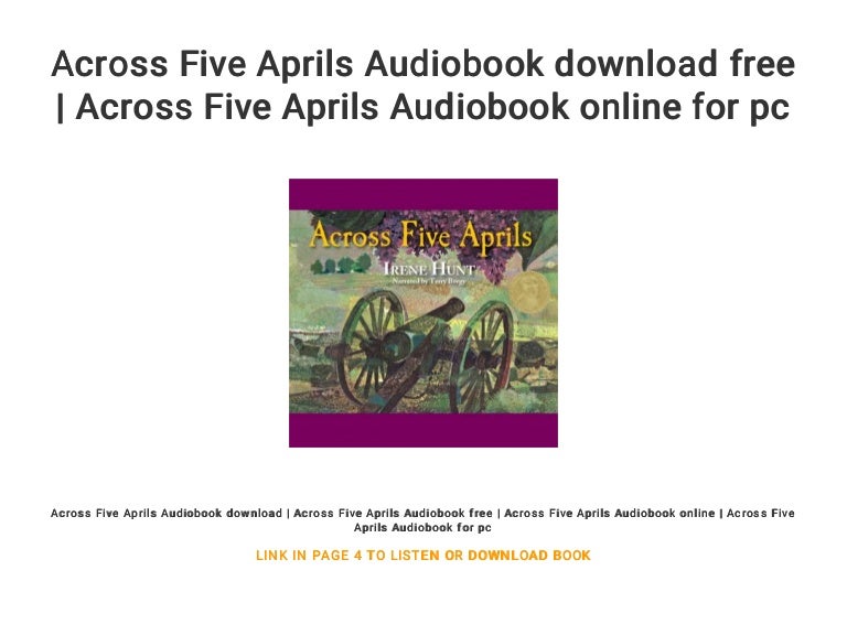 Across five aprils image