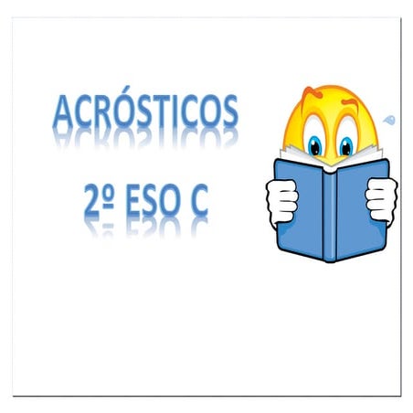 Acrosticos 2º c