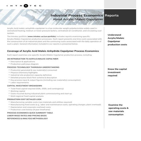Economic Analysis: Maleic Anhydride Production Options | PDF