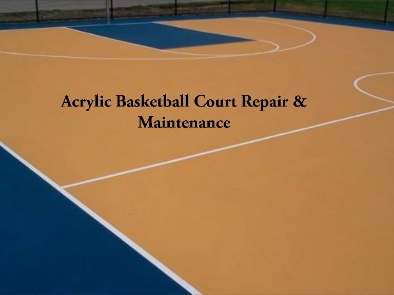 Acrylic Basketball Court Repair & Maintenance