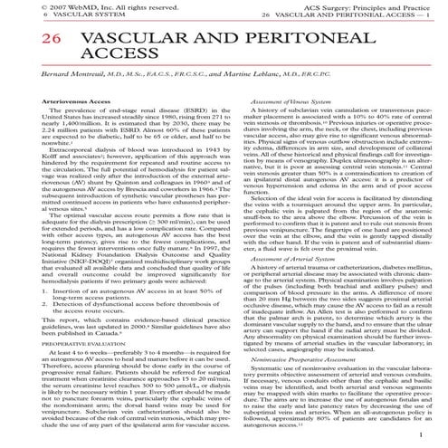 Acs0626 Medical Management Of Vascular Disease