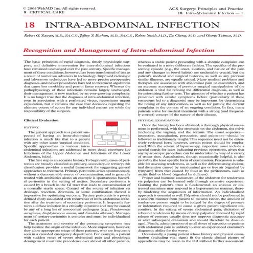 Acs0818 Intra Abdominal Infection